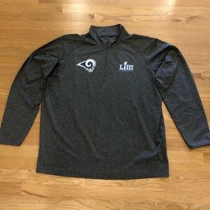 LA Rams Super Bowl LIII Quarter Zip